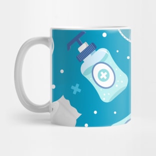 virus  protection  patterns  4 Mug